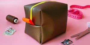 neceser hecho a mano en una hora